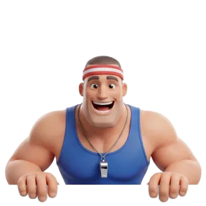 Coach Flex peeking out of the notch